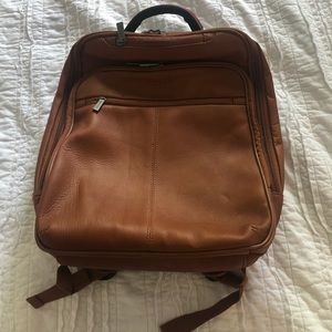 Kenneth Cole Reaction Leather Laptop Backpack